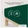 90 x 190 - 100 x 200 cm green deep