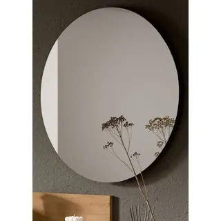 Inn.Furn Wandspiegel Borga (Garderobenspiegel mit Eiche Artisan, Ø 70 cm, rund), mit großer Spiegelfläche