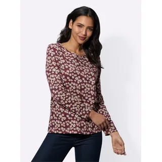 Classic Basics Langarmshirt Rot 48