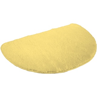 Kinzler J-10005/06 gelb Duschmatte, Mikrofaser, 50x80 cm halbrund