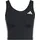 Damen 3-Stripes Top Shirt Black/White