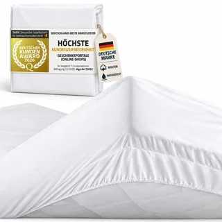 FELUNA® Matratzenschoner 120x200 wasserdicht | 100% Baumwolle, raschelfrei | Sicherer Nässeschutz ohne Plastikgefühl, softe Molton Matratzenauflage, Betteinlage aus Flanell, wie ein Spannbettlaken