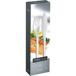 Puresigns Fischbesteck One Extra matt 4-teilig