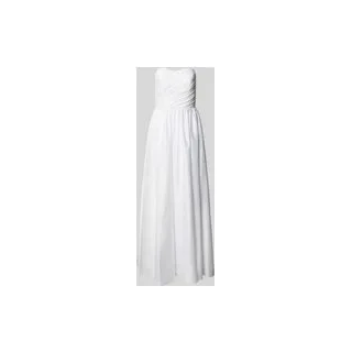 Brautkleid mit Raffungen, Weiss, 44