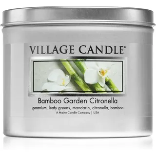 Village Candle Bamboo Garden Citronella Duftkerze in blechverpackung 311 g