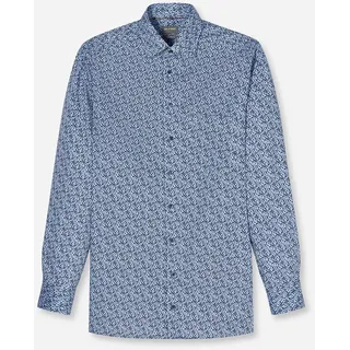 OLYMP Langarmhemd Luxor New Kentkragen, comfort fit blau 39