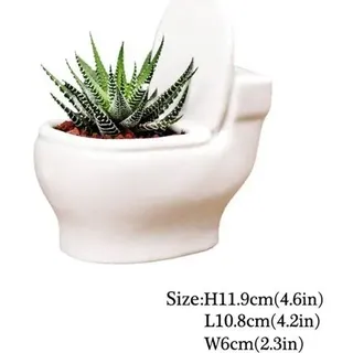 Lustiger Keramik-blumentopf Für Sukkulenten, Niedliche Blumenvase, Keramik-bonsai-blumentopf, Wohndekoration, Mini-blumentopf, Bürodekoration