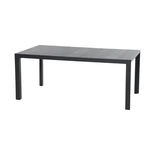 Siena Garden Silva Gartentisch 180 x 100 x 74 cm Anthrazit/Wood grey