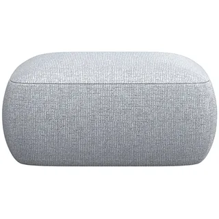 flexlux Pouf Torino 91 x 46 x 91 cm Grau