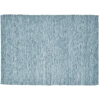 Sansibar Sylt Wollteppich Hörnum blau ¦ Wolle ¦ Maße (cm): B: 70