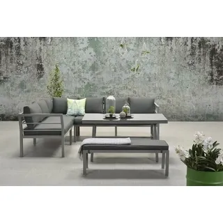 GI 06590SO Blakes Lounge Dining Set arctic grey / black Gartenmöbel Sitzgruppe