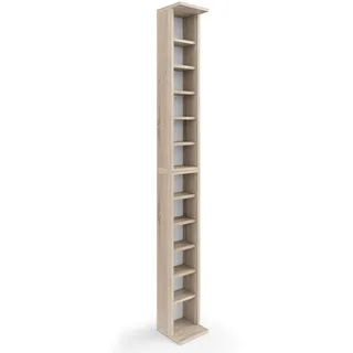 Vicco CD-Regal 21 x 20 x 183,5 cm Braun