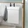 Waschbeckenunterschrank Anschlag rechts 41 x 55 cm Glossy White