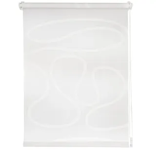 Ondeco Tageslichtrollo Win Move ohne Bohren Klemmfix lichtdurchlässig und Blickdicht Größe: 120x160 cm, Farbvariante: Weiß