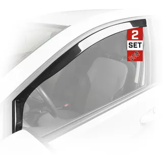 Walser Premium Auto Windabweiser für Audi A3 5-Türer 05/2003-12/2013, Passform Regenabweiser Set für Fahrer- und Beifahrerseite, Auto Windabweiser 2 STK.