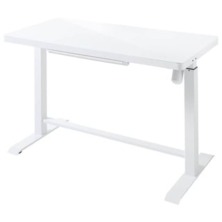 Bega Consult Computertisch Elektrisch höhenverstellbarer Schreibtisch LIFT4HOME in weiß mit USB weiß