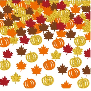Herbstdeko Konfetti für Tisch, Deko Herbst Tisch, Autumn Confetti, Maple Leaf Fall Confetti, Thanksgiving Deko, Herbstblätter mit Kreiden, Herbst Dekoration Tisch, Herbst Konfetti, Thanksgiving Dinner