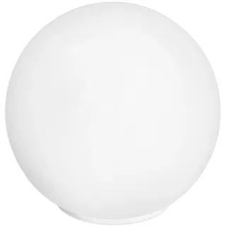Luce Ambiente Design LED Nachttischlampe mit Glas-Kugel Lampenschirm, Ø 35cm, Dimmfunktion, LED wechselbar, Warmweiß, Kugelleuchte innen, Tischlampe mit Leuchtmittel in 3 Stufen dimmbar weiß Ø 35 cm x 35 cm x 36 cm