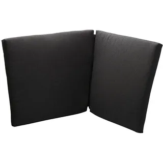 Sieger Malaga Eckkissen 40 x 40 cm Schwarz