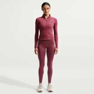 Nike One Dri-FIT Trainingsjacke Pink Smoke/Rot M