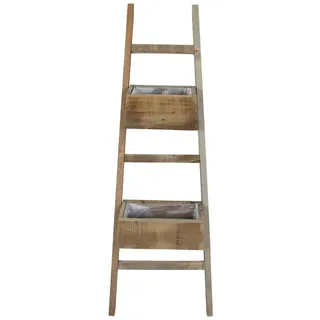 Dekoleidenschaft Pflanzleiter Rustikal 110 x 0 x 0 cm Beige