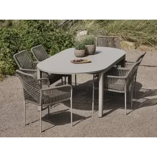 Brafab Vira Lomma Gartenmöbel Set Khaki, 7-teilig