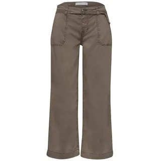 STREET ONE Five-Pocket Jeans Mid Waist Braun 26/29