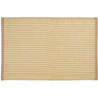 HAY Tapis Teppich – Orange Radiance Edition, Hochwertiger Jute & Baumwollteppich mit Rutschfester Unterseite, entworfen von Julie Richoz, 95 x 60 cm, 541713