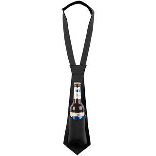 Krawatte mit integriertem Bierhalter, für 0,33-l-Flaschen geeignet