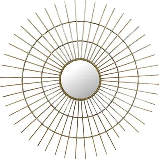 Deko Spiegel Sonne Wandspiegel Hängespiegel Klassik Gold Modern 77 cm