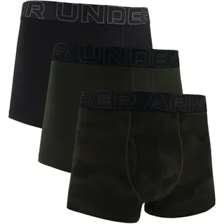 Under Armour Performance Cotton Print Boxershorts Camouflage Schwarz/Dunkelgrün M 3er Pack