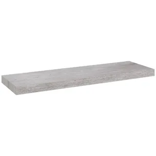 vidaXL Wandregal 80 x 23,5 x 3,8 cm Grau