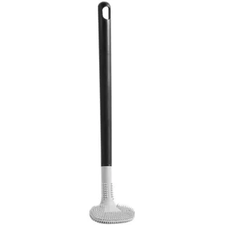 Silikon-Toilettenbürste, Flexibel, Biegbar, Doppelseitig, Weiche Tiefenreinigungs-Toilettenbürste für Badezimmer