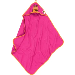 Playshoes Unisex Kinder Frottee-Kapuzentuch die Maus 340040, 18 - Pink, 75x75cm