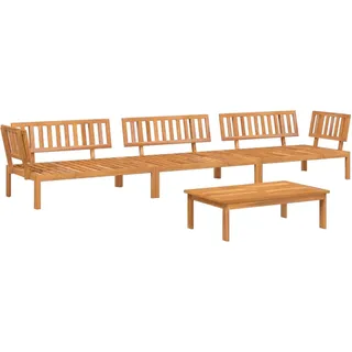 Maison Exclusive - 4-tlg. Garten-sofagarnitur Aus Paletten Massiv