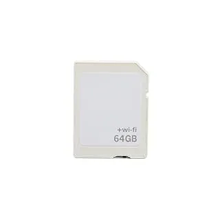 WiFi-Speicherkarte für DSLR-Kamera, Class10-Speicher mit Großer Kapazität, Kabellose SDHC-WiFi-Flash-Speicherkarte für Digitalkameras (64 GB)