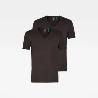 G-Star Basic V-Neck schwarz L