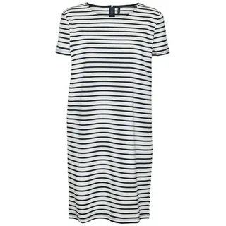 Vero Moda Shirtkleid Blau/Weiß 34
