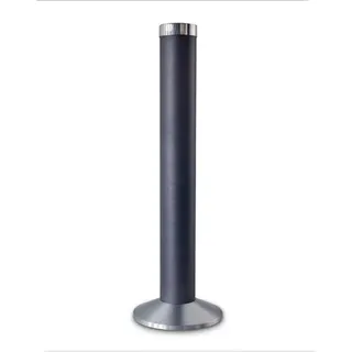 Szagato Aschenbecher Säule 81 x 25 cm Grau/ Silber