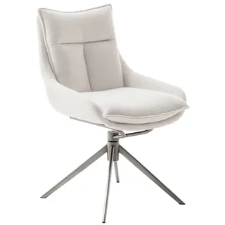 MCA Furniture Esszimmerstuhl Parker Polyester beige 2er Set