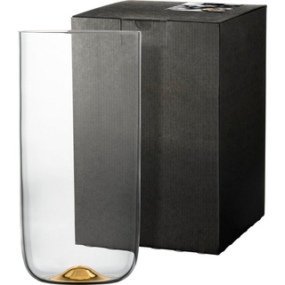 Eisch Tischvase DOT (1 St), mundgeblasen, Kristallglas, mit 24karätigem Gold veredelt, 25 cm goldfarben|weiß