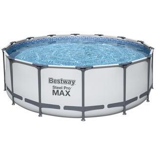 Bestway Steel Pro MaxTM Frame Pool Komplett-Set, rund, 427x122cm, 5612X