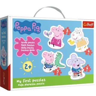 Puzzle Baby Classic 4w1. Urocza Świnka Peppa