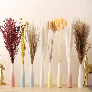SZGULAIKE Pampasgras Deko ,Rein Natürliche Zum Basteln Trockenblumen Strauss vase für esstisch,Boho Wohnzimmer tischdeko(40cm A)