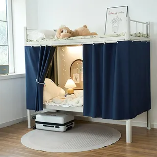 XGOPTS Bettvorhang Hochbett Kinder Vorhang Hochbett Bettvorhänge Mädchen Jungen Betthimmel Vorhänge für Bett Schlafsaal Bettvorhänge (115 x200 cm)