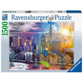 Puzzle Ravensburger New York im Winter und Sommer 1500 Teile