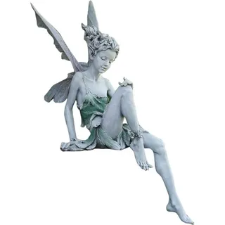 Gartenfiguren Sitzende Elfen 22 Cm Engelsstatue Gartenfigur