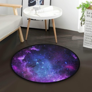Mnsruu Universum Starry Galaxy Nebel Weltraum, runder Bereich Teppich für Wohnzimmer Schlafzimmer 92 cm Durchmesser