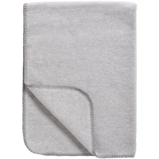 Babydecke Grey Melange, Meyco Baby, 75x100cm grau 75 cm x 100 cm