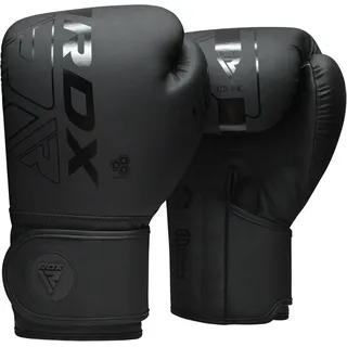 rdx-sports Boxhandschuhe F6, Kara – Schwarz/Schwarz – 16oz